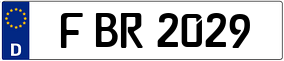 Truck License Plate
